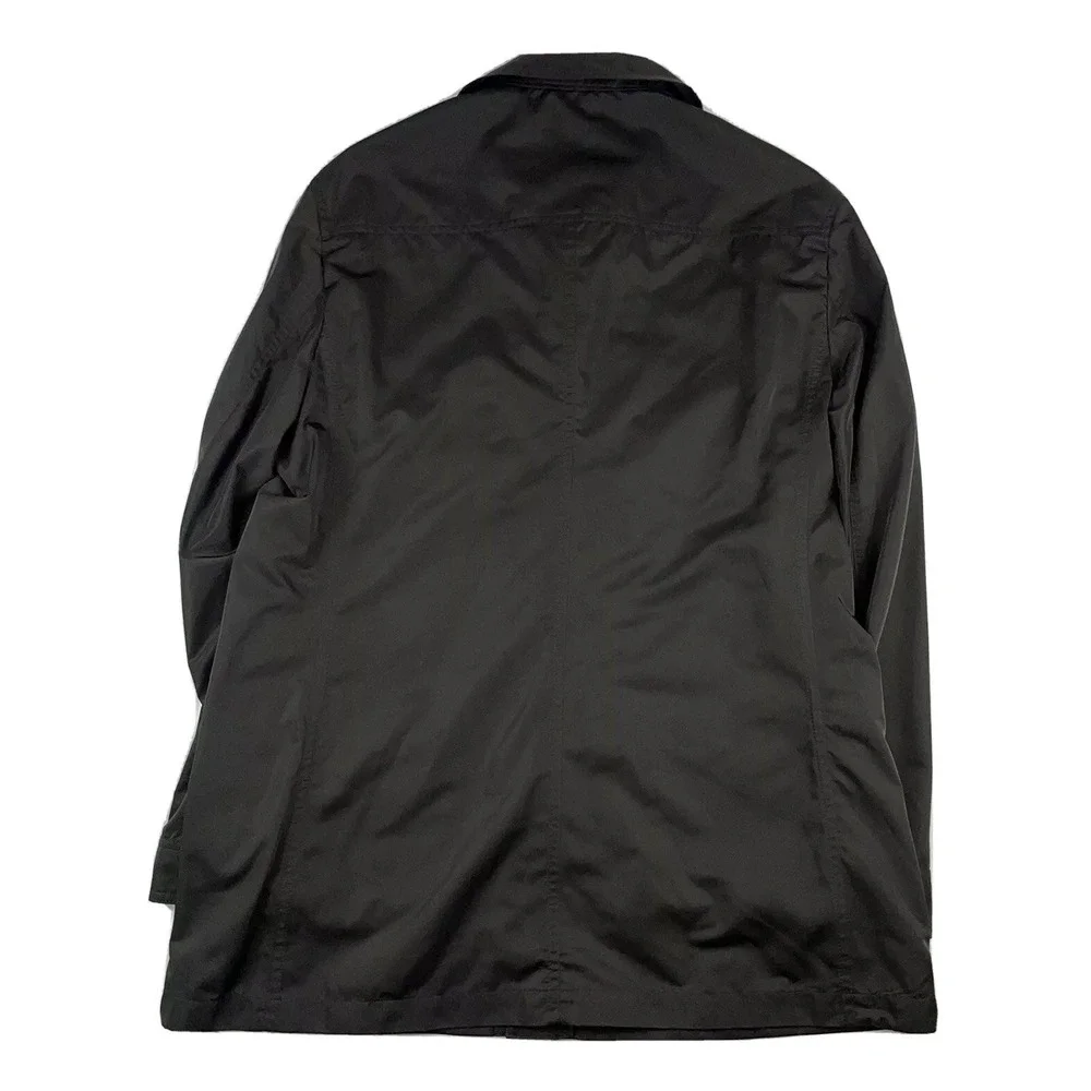 Giannetto Brown Lightweight Cotton Nylon Military Rick Jacket Size 54 NWT